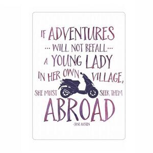 Jane Austen Adventures Quote Magnet